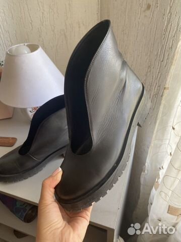 Полусапожки натуральная кожа