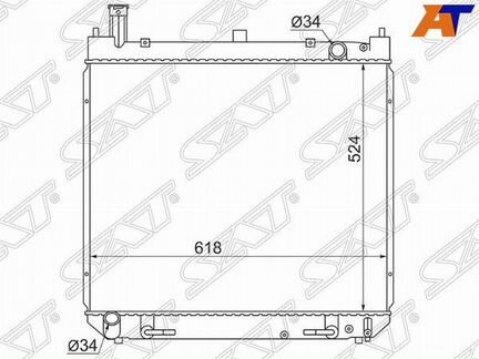 Радиатор toyota grand hiace