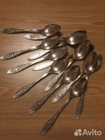 Ложки мельхиор десертные