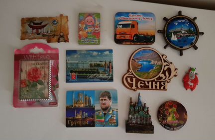 Магниты на холодильник сувенирные