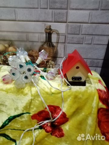 Ёлочные игрушки и гирлянды. СССР