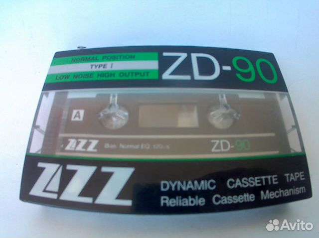 Аудиокассета ZZZ ZD-90 новая