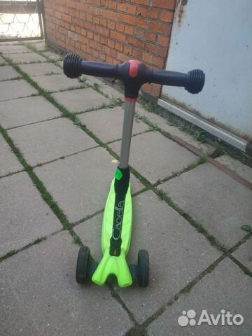 Самокат детский трехколесный светящиеся колеса