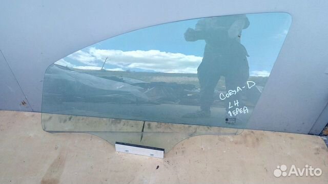 Стекло передней левой двери на Опель Корса Д