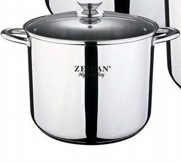 Кастрюля 12-15 литров нержавейка сталь металл