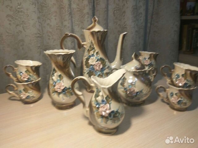 Сервиз кофейный керамический