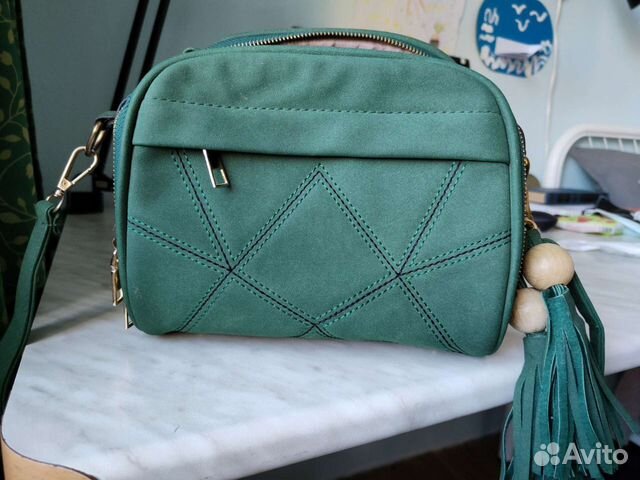 Сумка женская замшевая