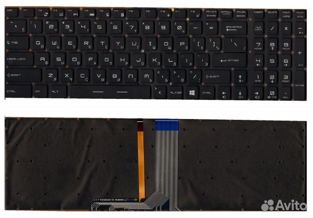 Клавиатура для ноутбука MSI GS60, GS70, GP62, GL72