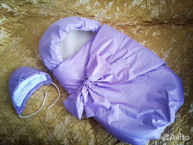 Конверт на выписку, в коляску, зимний