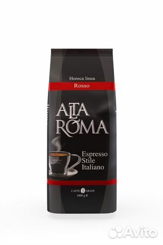 Кофе в зернах Alta Roma Rosso 1000 гр