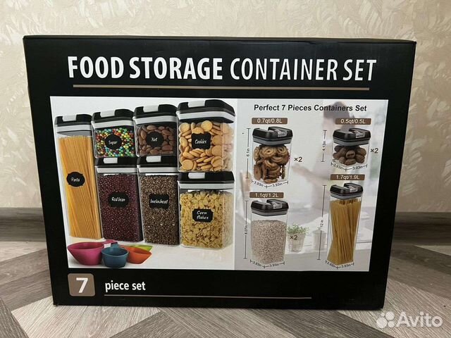 Набор контейнеров для сыпучих продуктов 5 и 7