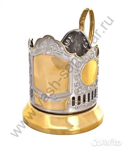 Подстаканник с позолотой 