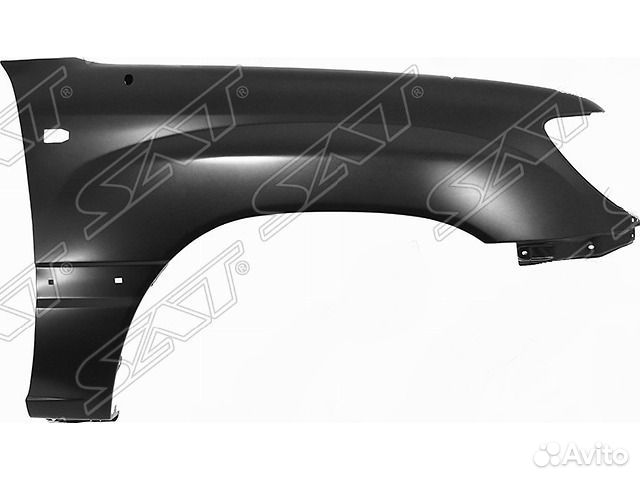 Крыло переднее правое под антенну Land Cruiser