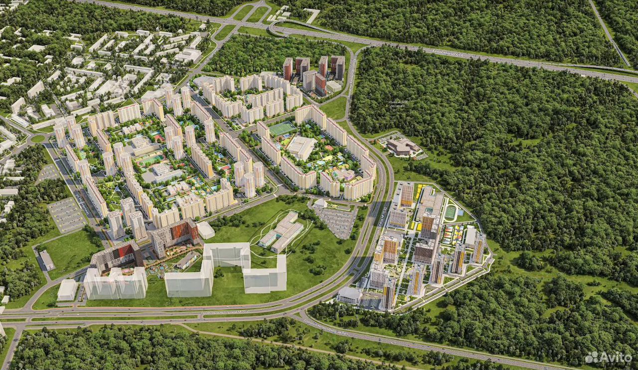 Первый московский город парк план застройки