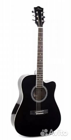 Акустическая гитара 4/4 Smiger GA-H61-BK
