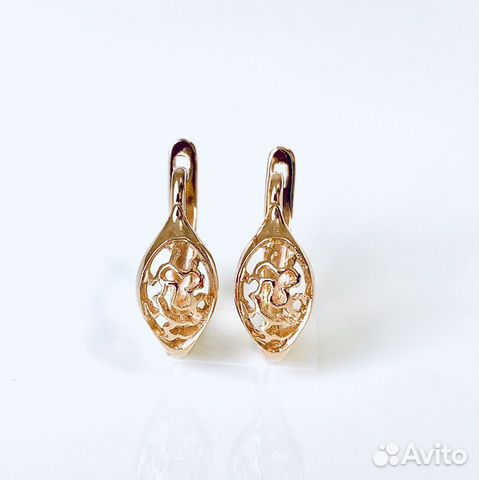 Золотые серьги