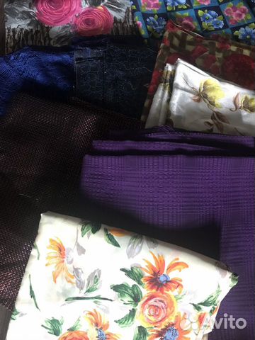 Продам отрезы ткани