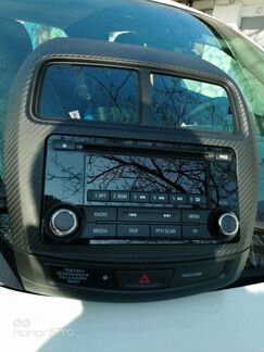 Магнитола с рамкой оригинал в Mitsubishi Asx