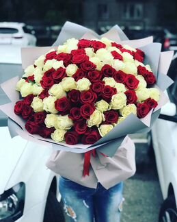 Розы цветы доставка 31 41 51 75 101 букеты пермь