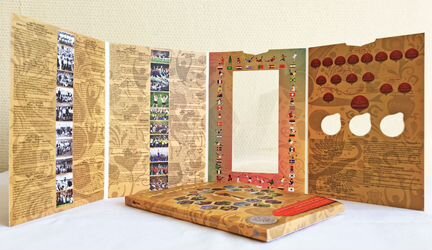 Альбомы для монет 25р к чемпионату мира по футболу