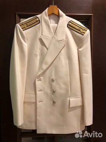 Форма белая парадная с брюками 52-54, сбер