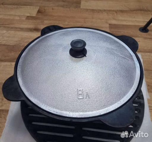 Казан чyгyнный 8л