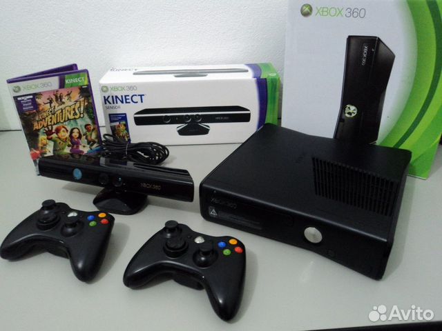 Xbox 360 Slim 320 Гб Игры 30штук на консоли