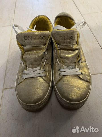 Кеды золотые