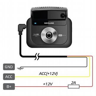 Кабель питания-монтажный Neoline Fuse cord 3 PIN