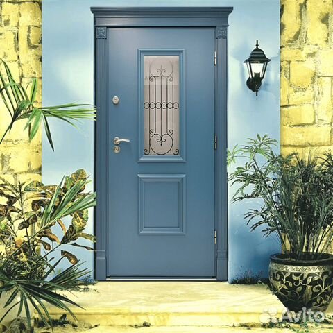 Входные двери в коттедж, дом мку-743