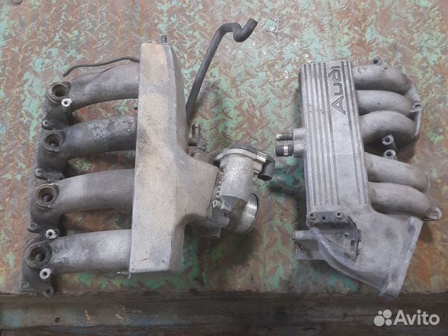 Впускной коллектор с рампой на ауди 100 С4 2.3
