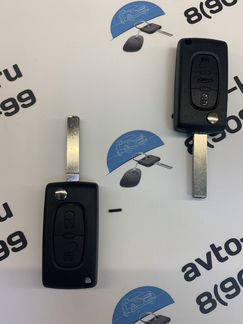 Ключ Ситроен С3, 3 кнопки