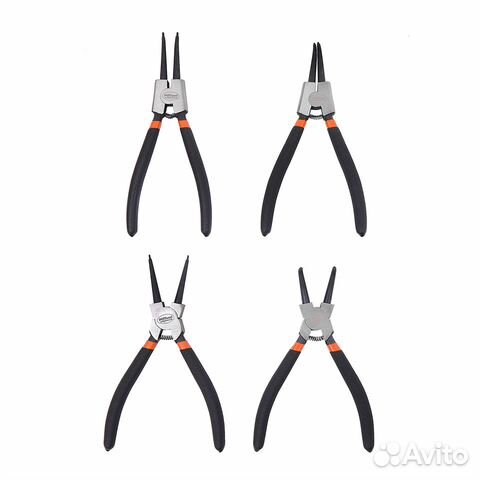 Набор съемников стопорных колец 4пр