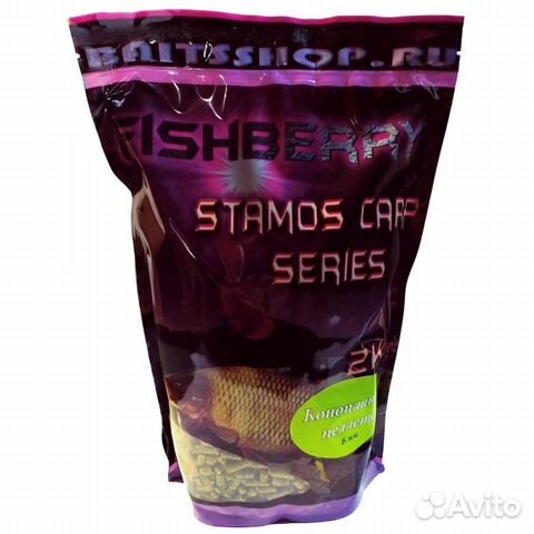 Пеллетс конопляный быстрорастворимый (6мм) - 2 кг