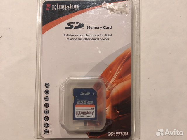 Карта памяти sdhc kingston 256 mb ретро