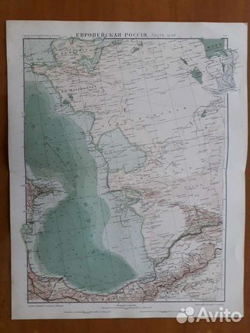 Каспийское море. Закаспийский край, 1909 год