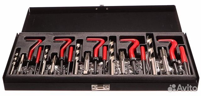 Набор для ремонта резьбы M5-M12 131 шт