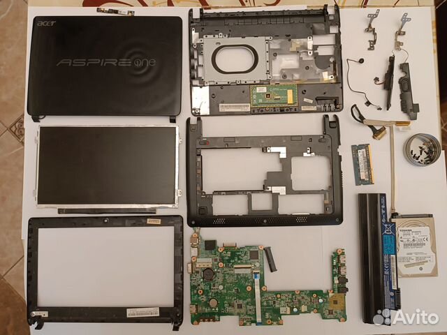 Запчасти для нетбука Acer aspire one