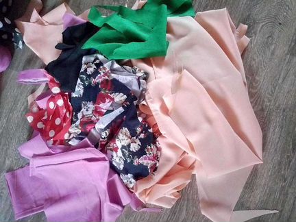 Обрезки тканей большой пакет