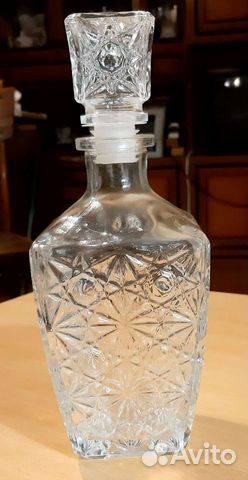 Графин-штоф для крепких напитков, стекло