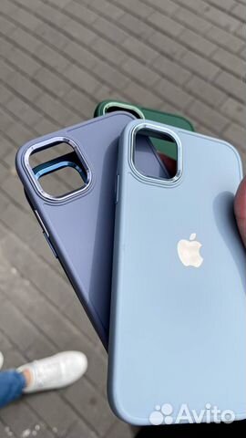 Чехол на Apple iPhone силиконовый, матовый