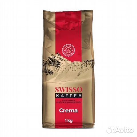 Кофе в зёрнах Swisso Kaffee Crema 1 кг