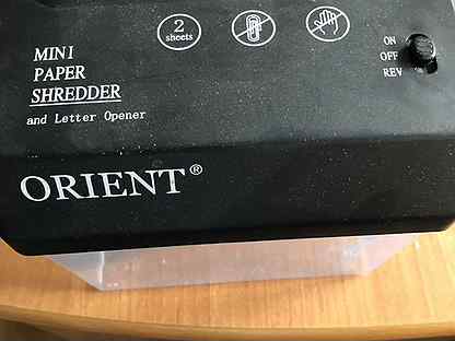 Уничтожитель бумаги Orient