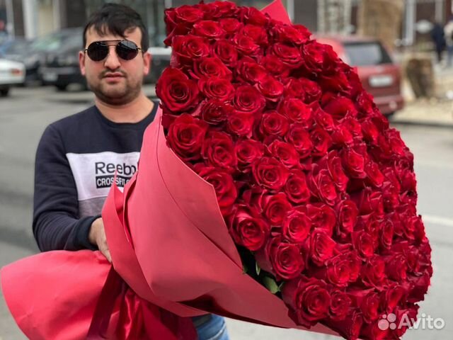 Розы Цветы Букет роз 101 роза 51 доставка