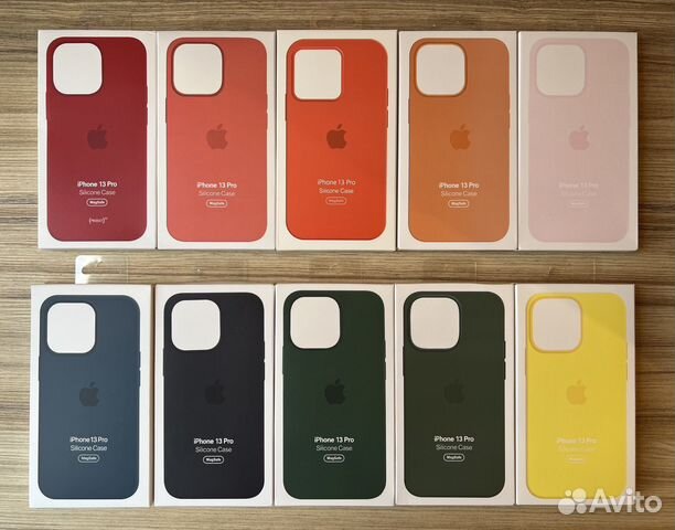 Силиконовые чехлы iPhone 13/13 Pro/13 Pro Max