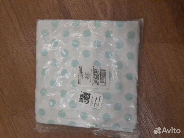 Простынь на резинке в детскую кроватку