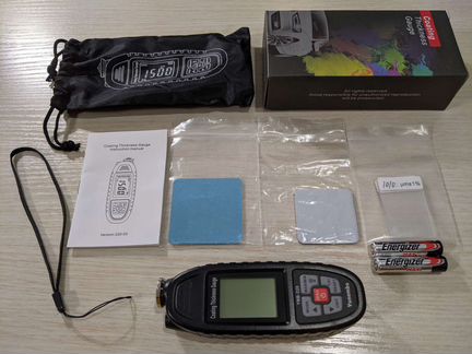 Новый толщиномер Yunombo YNB-220 (видит оцинковку)