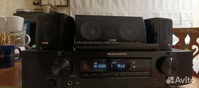 Marantz NR1403 + Canton movie 135(колонки)