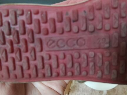 Красные ботинки туфли Экко ecco