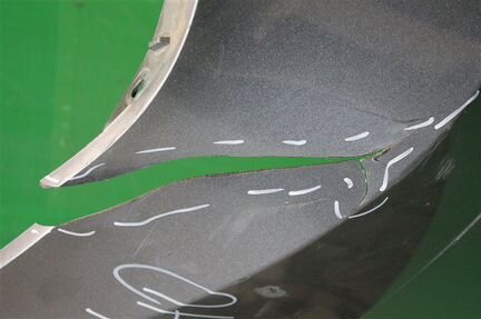 Бампер задний Hyundai I40 универсал 2011-2015